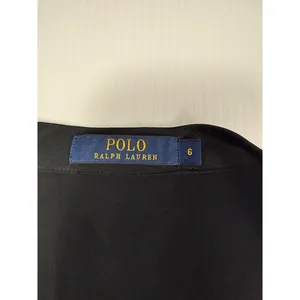 Polo Ralph Lauren Dress Tie Neck Long‎ Sleeve Black Dress Size 6 thumbnail 2