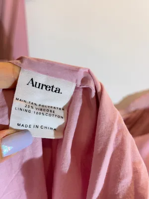 Aureta Showstopper Lilac Satin Corset Sweetheart Strappy Midi Dress Size L thumbnail 9