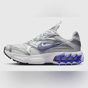 Nike Womens Zoom‎ Air Fire Metallic Silver/Blue Sneakers Size 10 thumbnail 14
