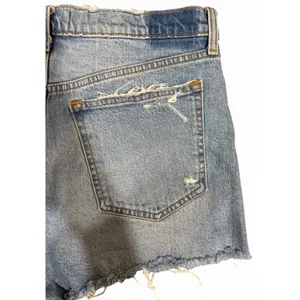 Abercrombie & Fitch The Mom Short Distressed High Rise Denim Blue Size‎ 30 thumbnail 6