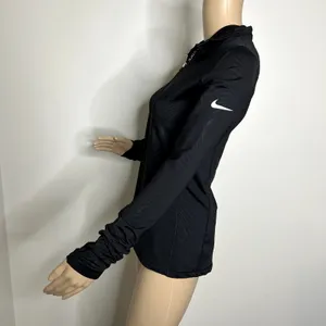 Nike Pro Hyperwarm Black Quarter Zip Top thumbnail 2