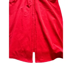 LUCKY IN LOVE Red Split Back Tank Top Sz M NEW thumbnail 4