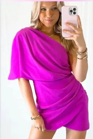 Magenta Do + Be Dress thumbnail 4