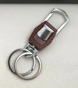 Practical carabiner keychain designed for both men and women for everyday carrying needs. Comes with double key rings, allowing you to classify and organize different keys separately. This keychain is 2.5 inches in length and 0.9 inches in width, compact and portable to carry around. Suitable for car keys, home keys, small gadgets, backpacks and handbags for convenient hanging. Simple versatile style matches various scenarios, a nice daily accessory and casual small gift. thumbnail 1