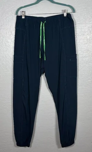 Carhartt Force Women L Navy Blue Modern Fit Jogger Scrub Pant Pockets Dental thumbnail 1