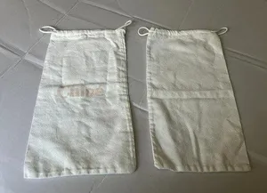 2 Chloe Logo White Drawstring Dust Bags thumbnail 1