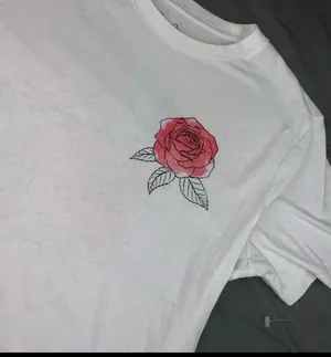 NEW Rose Tshirt White thumbnail 5