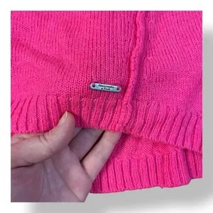 Abercrombie & Fitch Wool‎ Blend Sweater Womens Size M Hot Pink Preppy thumbnail 5