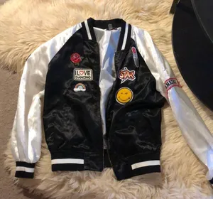 Bomber Jacket with Patches thumbnail 1