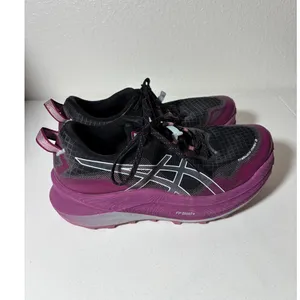 ASICS Women's Size 9.5 Trabuco Max 3 Trail Running Shoes Purple Black Sneakers thumbnail 3