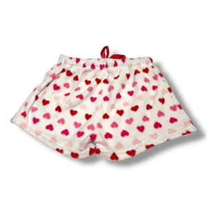 Pillow Talk‎ Heart Print Pajama Shorts Intimates Sleepwear Sz S White Pink thumbnail 2