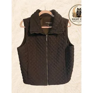Weatherproof Vintage Quilted Vest Size XL ~ Brown Diamond Quilted Full Zip ~ Fall‎ Layering thumbnail 6