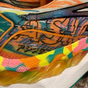 ASICS Gel Nimbus 23 Color Injection Pack Hot Pink/Sour Yuzu 1012B011 Women Sz 9 thumbnail 6
