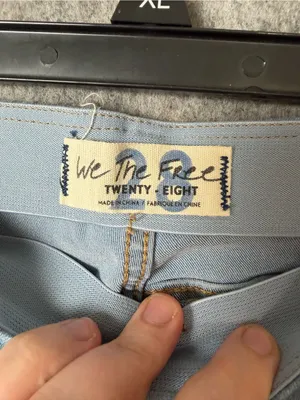 Free People We the Free Women’s 28 Light Wash Flare Pull on Jeans thumbnail 2