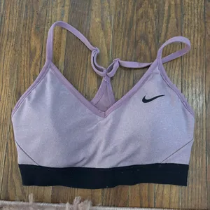 Purple Nike Dri-Fit Sports Bra thumbnail 1
