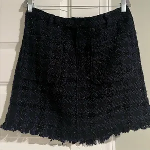Scotch & Soda Tweed Mini Skirt - Black and Blue size‎ XL thumbnail 3