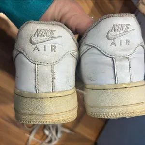 Nike Air Force 8.5 US White Sneakers, USED / WORN AS SHOWN thumbnail 4