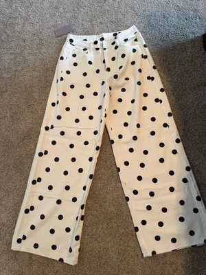Shein Polka Dot Wide-Leg Pants thumbnail 1