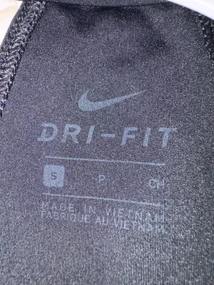 Nike Pro Dri-FIT Women's Cropped Training Tank Top black iron grey size S thumbnail 4