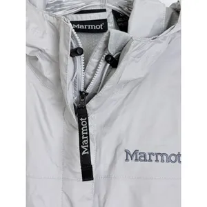 Marmot PreCip Rain Jacket Gray Waterproof Hooded Shell L Gorpcore thumbnail 3
