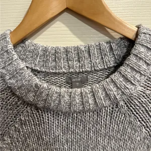 Aerie Heathered Gray Crew Neck Sweater thumbnail 2