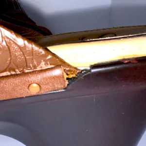 EUC SOFFT Leather Studded Floral Slip‎ On Mule - 9.5 (one chip on side of shoe) thumbnail 7