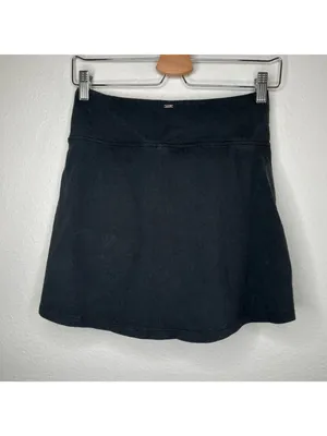Victorias Secret PINK Womans Black Crossover Waist tennis active Skort small thumbnail 8