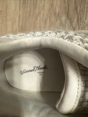 Universal Threads Neutral Woven Lace-Up Sneakers thumbnail 5