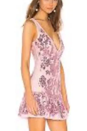 NBD x Revolve Pink Sequin Sweet Dreams Dress thumbnail 3