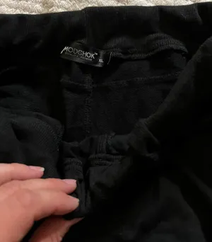 Lounge Modchok XL Black Leather Cotton Sweat Pant thumbnail 5