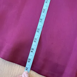 Anthropologie Keepsake Strapless Mini Cocktail Party Dress Red Plum XS 2860 thumbnail 12