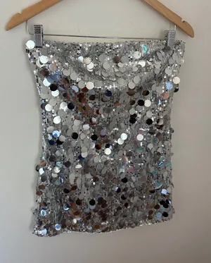 Peppermayo Sequin Mini‎ Dress Size Small Medium thumbnail 1