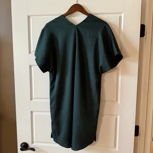 Caryn Lawn Dark Green Satin Shift Dress‎ One Size Fairy Grunge thumbnail 7