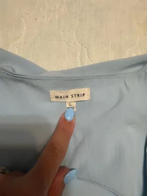 Boutique Wrap Tie Romper Blue Size L thumbnail 2