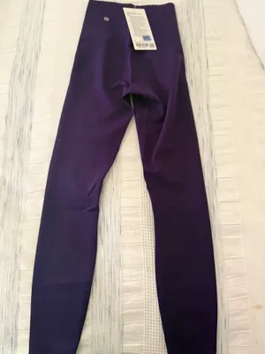 NWT Lululemon Glow Up SHR Tight 25” Leggings | Size 2 | Deep Luxe Purple thumbnail 3