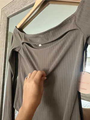 Camila Coelho x Revolve NWT Taupe Long Sleeved Novia Bodysuit Size Small thumbnail 3