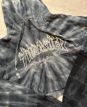 Thrasher Cropped Tie-Dye Cropped Sweatshirt thumbnail 2