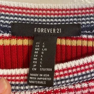 Forever 21 Stripped Mini Dress thumbnail 4