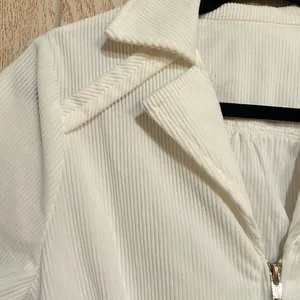 Women's Large Corduroy Mini Dress with Short Sleeves thumbnail 2