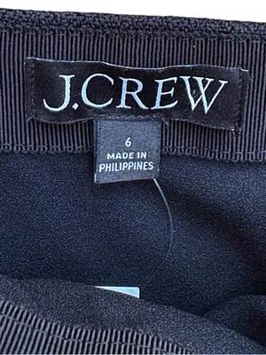 NWT J. Crew A-Line Bouclé Skirt Black Size 6 thumbnail 6