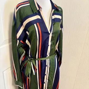 Ark & Co Satin Button Down Dress I4 thumbnail 2