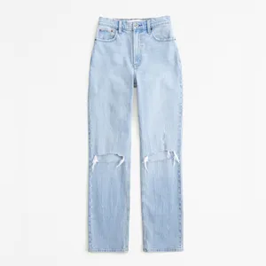 ABERCROMBIE & FITCH The 90’s Straight Ultra High Rise Jeans Size 30 / 10R NWT thumbnail 15