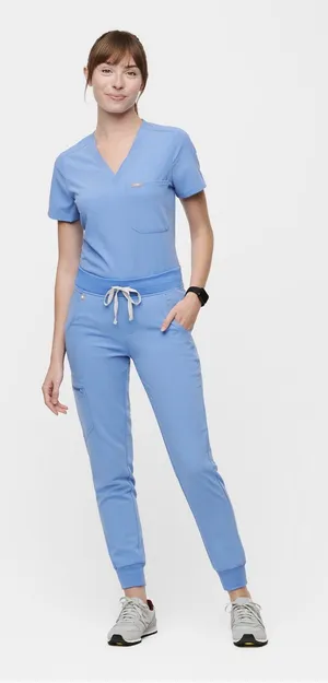 FIGS Zamora Jogger Scrub Pants Ceil Blue thumbnail 1