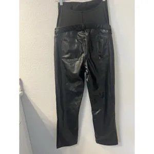 Abercrombie & Fitch Maternity Vegan Leather 90s Straight‎ Pant Size 26 thumbnail 2