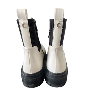 Circus by Sam Edelman Giovanny White / Black Combat Boot 9M Moto Boot/ Winter thumbnail 4