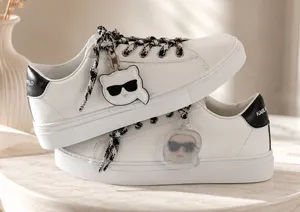 🎀🐾 ✨ Karl Lagerfeld Paris "Capree" White Sneakers • Size 11M • Brand New ✨🎀🐾 thumbnail 1