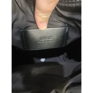 Versace Greca nylon & leather backpack NEW (VS1) thumbnail 11