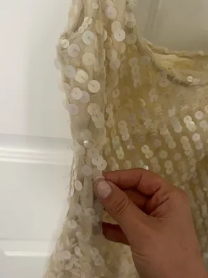 LoveShackFancy Ciris Shell Bead Mini Dress 0 thumbnail 4