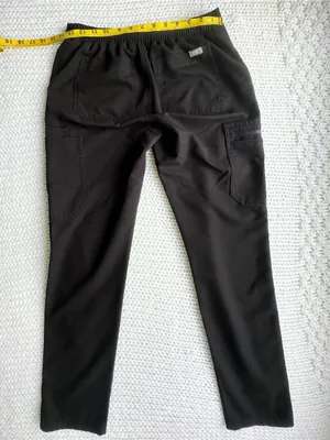 FIGS Yola High-Rise Slim Scrub Pant - Black - XS thumbnail 13
