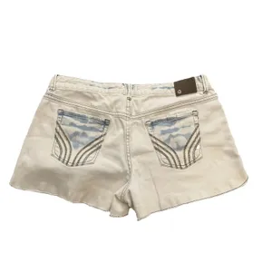 Y2K Armani Exchange Studded Denim Shorts Distressed Acid Wash Grunge Size 12 thumbnail 4